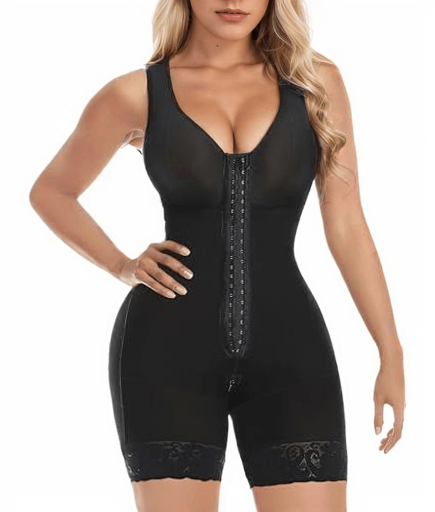 Fajas Colombianas Shapewear for Women Tummy Control Post Surgery Full Body Shaper Butt Lifter with Zipper Crotch skimsbodysuits solleonnewfajascurve elegant figure fajas melibelt bodysuitfajashaper - JM Variety Store